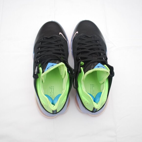 Nike Lebron XIX Low in Black/Ghost Green-Purple Pulse Brand New - Picture 8 of 11